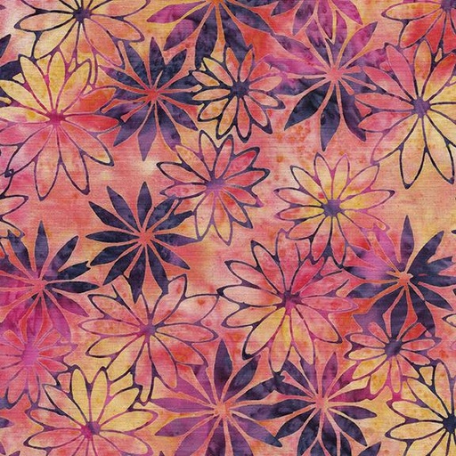 [122433816] Star Floral-Multi Pink Purple Orange