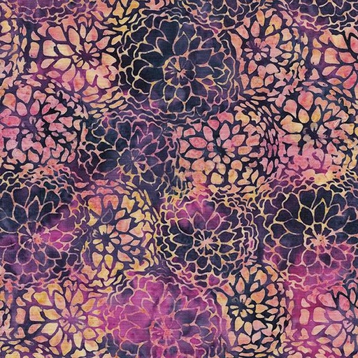 [122430885] Camellia Flower-Multi Purple Peach Rhapsody