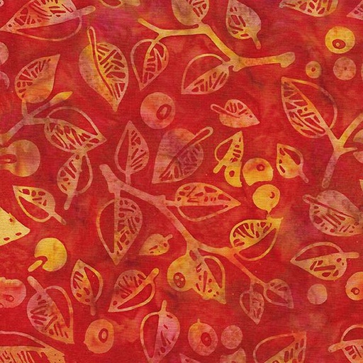 [622406355] 622406355 / Berries and Leaves-Red Candy