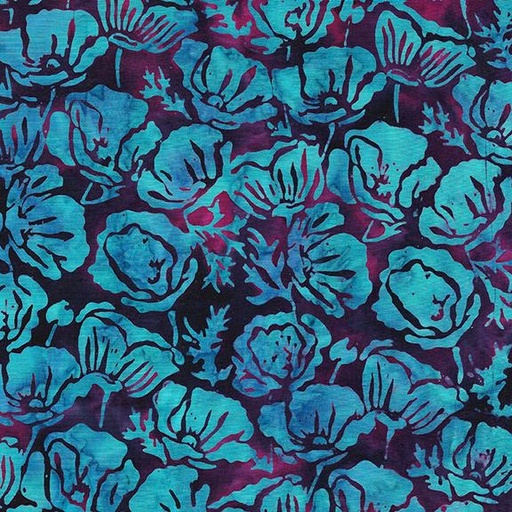 [122456390] Poppies Floral-Red Burgundy