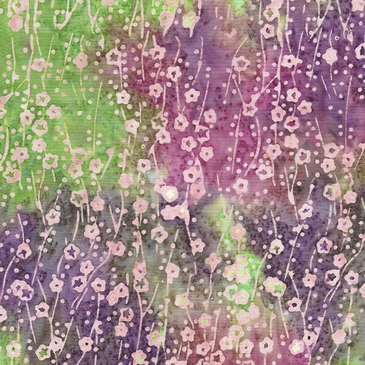 [122424850] 122424850 / Floral Vine-Multi Purple Green Flourite