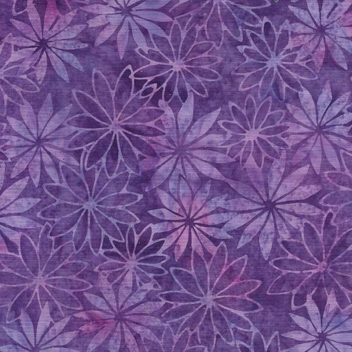 [122433435] 122433435 / Star Floral-Purple Grape