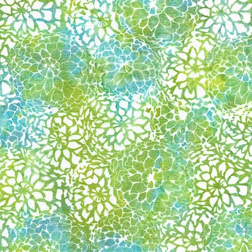 [122430840] 122430840 / Camellia Flower-Multi Blue Green Marbles