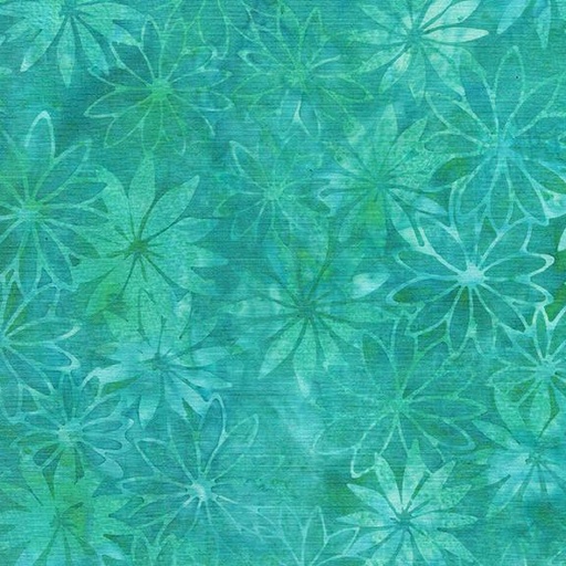[122433925] Star Floral-Teal Mermaid