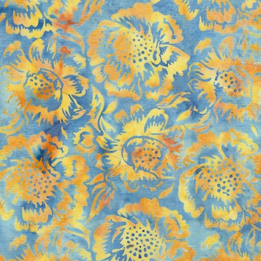 [122517510] Large Floral Blue Sky