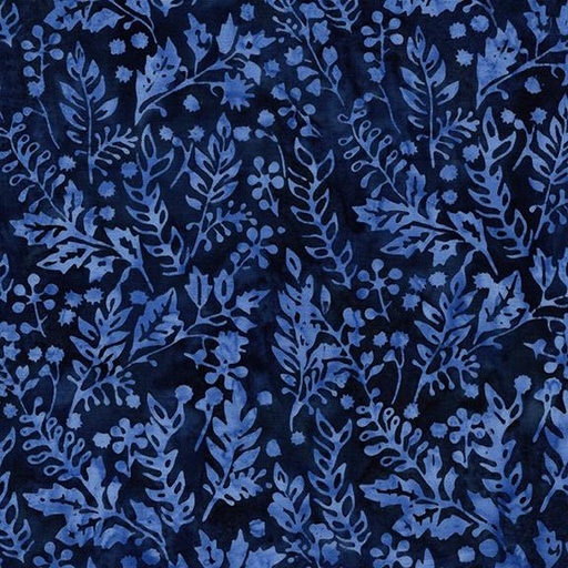 [122522580] 122522580 / Vines Leaves and Berries Blue Ocean