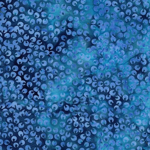 [122523847] Small Petals Multi Navy Turquoise