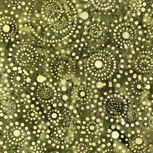 [122556665] Dots and Swirls Green Avocado