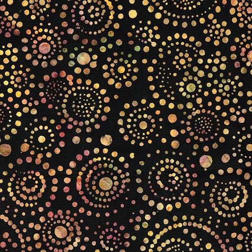 [122556795] Dots and Swirls Black