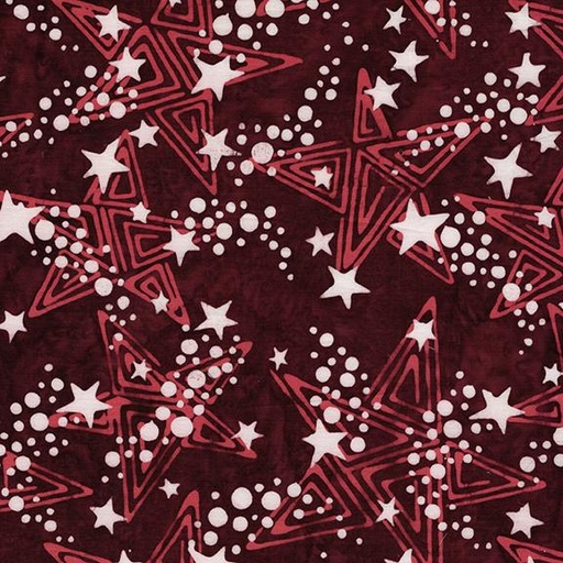 [622503390] Shooting Stars Red Burgundy