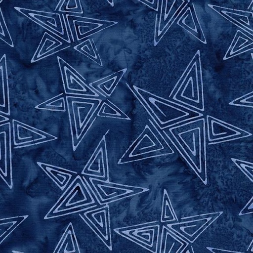 [622504560] Spirals in Stars Blue French Blue