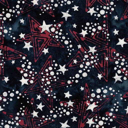 [622503595] Shooting Stars Blue Midnight Blue