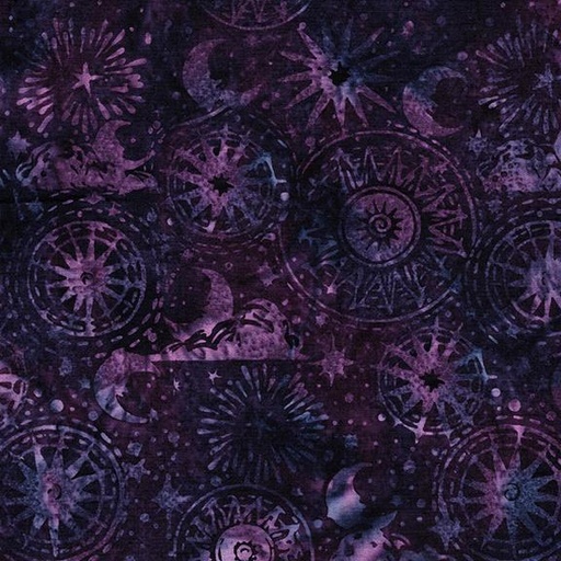 [122563475] Cosmic Shapes Purple Eggplant