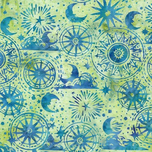 [122563610] Cosmic Shapes Green Honeydew