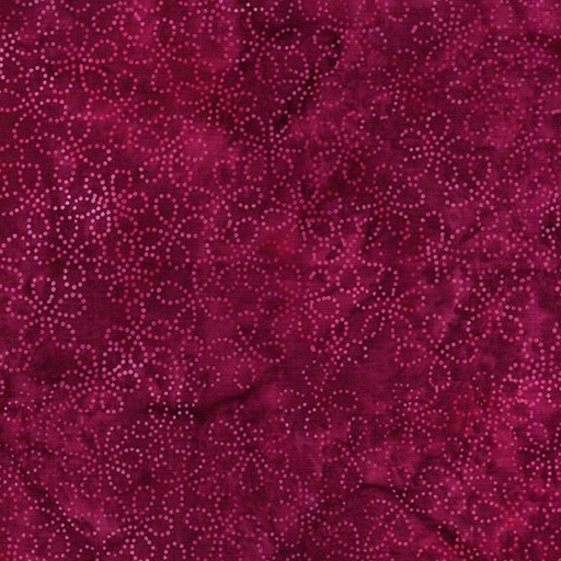 [122562375] Floral Dots Red Cranberry