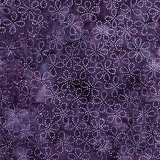 [122562425] Floral Dots Purple Heather