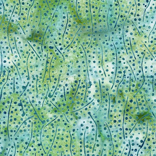[122558965] Dots and Lines Teal Chameleon