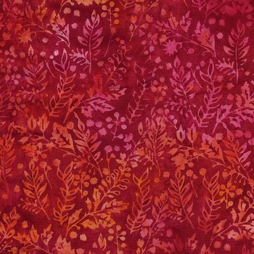 [122522175] Vines Leaves and Berries Pink Rosewood