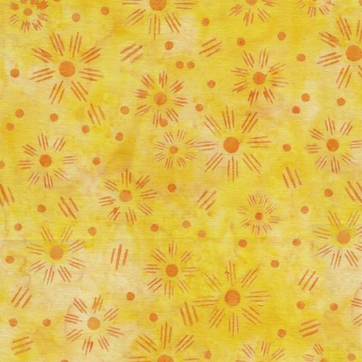 [422502240] Flower Dot Dash Yellow Cornmeal