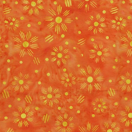 [422502266] Flower Dot Dash Orange Tiger