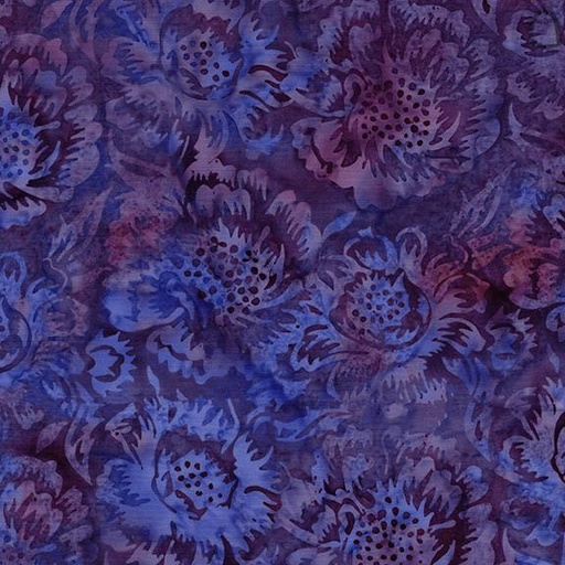 [122517828] Large Floral Multi Blue Purple