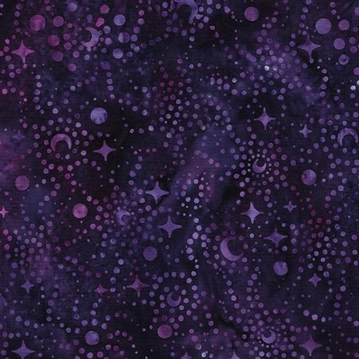 [122565460] Stars and Swirls Purple Hyacinth