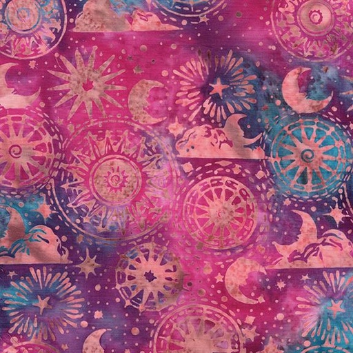[122563843] Cosmic Shapes Multi Pink Purple Turquoise
