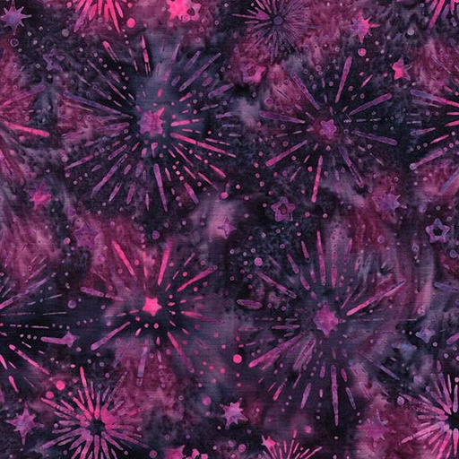 [122564895] Sunburst Stars Multi Purple Magenta