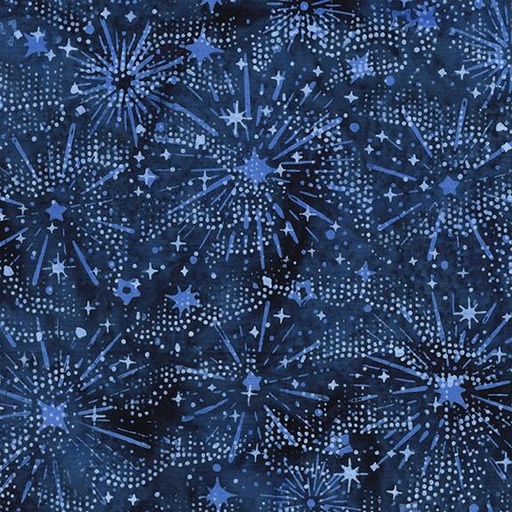 [122564570] Sunburst Stars Blue Cornflower