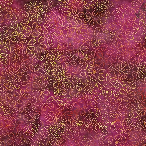 [112335375] Floral Dot-Red Cranberry
