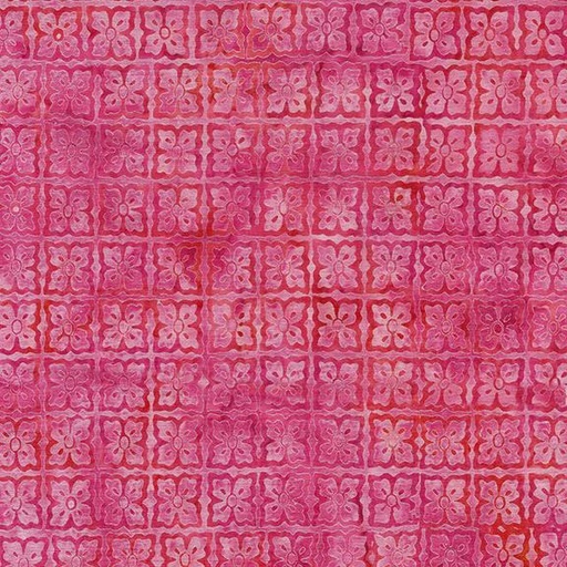 [112341330] Square Floral-Red Flamingo