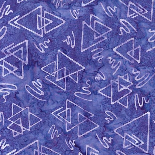 [612406425] Triangles and Squiggles-Purple Heather