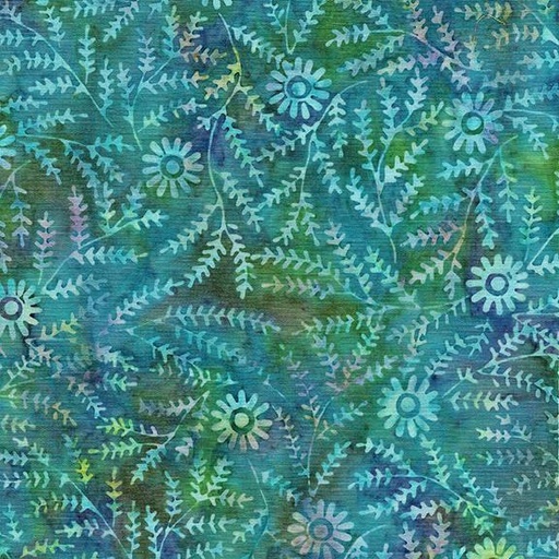 [112434840] Thyme w/ Daisy-Multi Blue Green Marbles