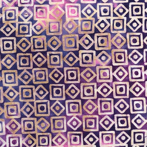 [712415890] Box Circles-Multi Purple Pink Iris