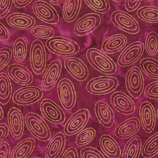 [712420385] Ovals-Red Raisin