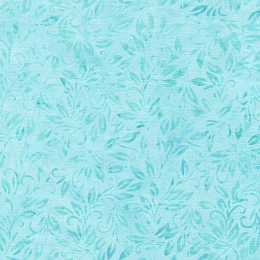 [112429900] Leaf Swirl-Teal Icicle