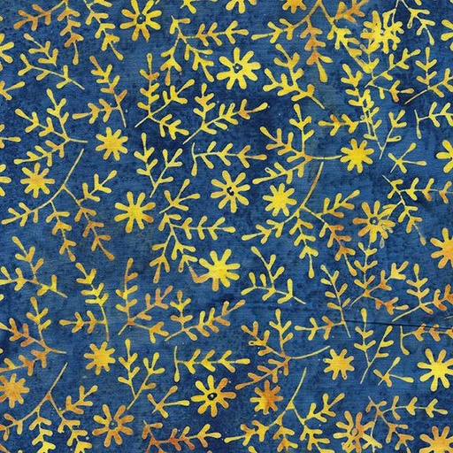 [112433570] Sprig With Small Daisy-Blue Cornflower