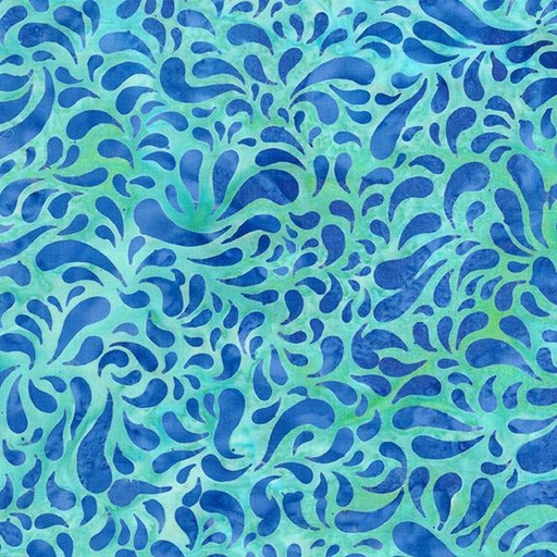 [612504970] Teardrops-Teal Parakeet