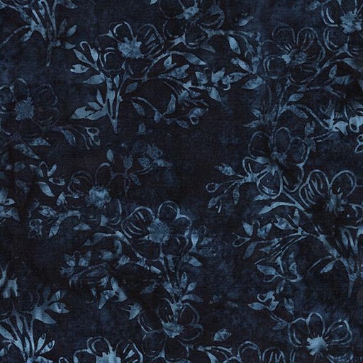 [712537595] Dogwood Floral-Blue Midnight Blue