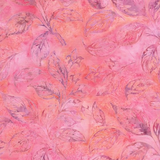 [712541816] Leaves and Buds-Multi Pink Purple Orange