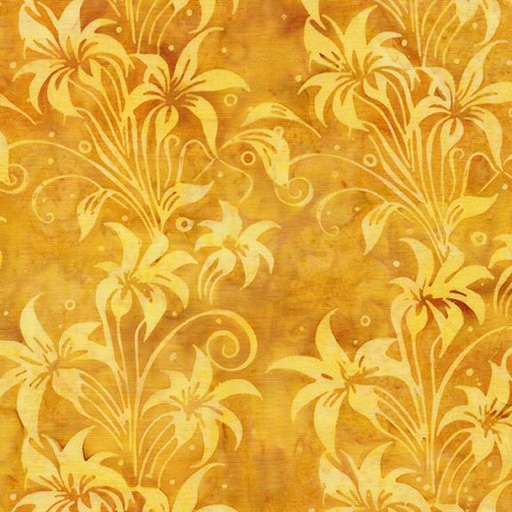 [712516240] Lily Florals-Yellow Cornmeal