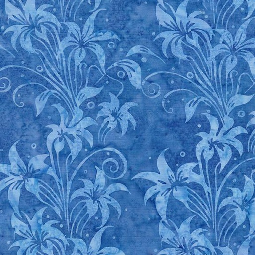 [712516520] Lily Florals-Blue Powder Blue