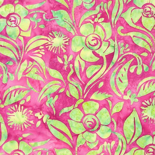 [712515803] Floral Spun-Multi Pink Green