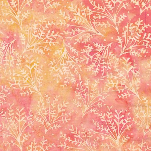 [712521810] Sprigs-Multi Pink Orange Sunset