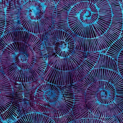 [112518829] Fossil Spirals-Multi Blue Turquoise Purple