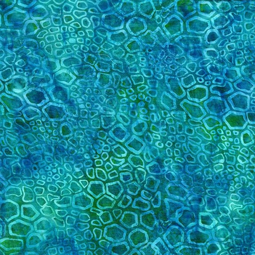 [112521975] Iron Pyrite Cluster-Teal Bermuda