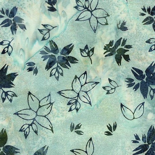 [912504855] Leaf Collections-Multi Grey Teal Iceberg