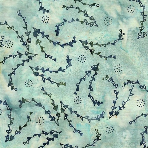 [912505855] Lines of Vines-Multi Grey Teal Iceberg