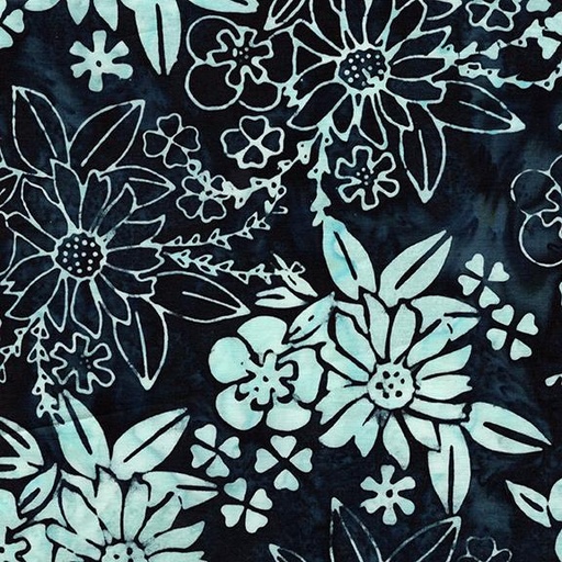 [912501997] Floral Spray-Teal Bridgewater