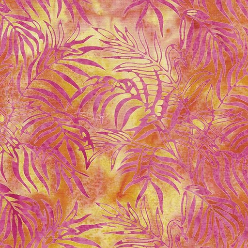 [112415810] 112415810 / Palm Cluster-Multi Pink Orange Sunset